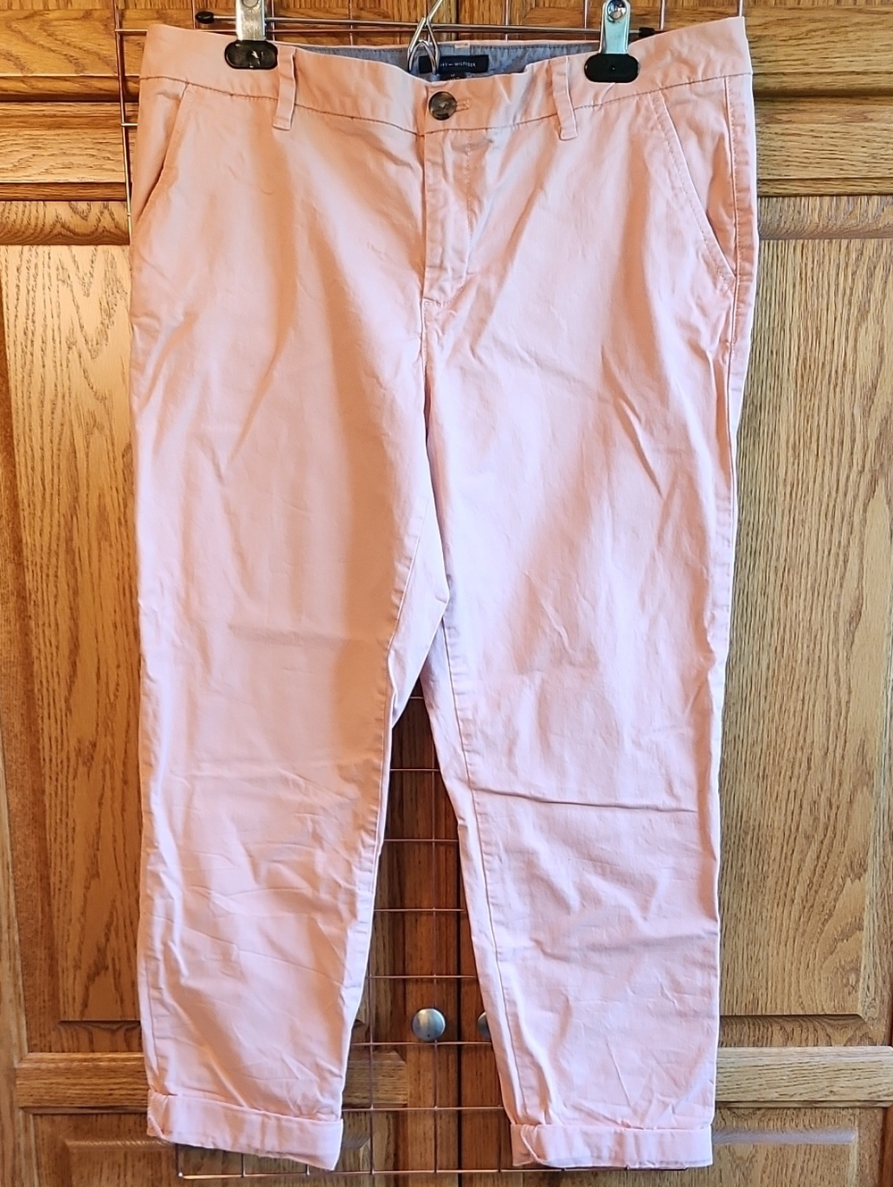 Tommy Hilfiger Light Peach Capris, Size 12